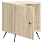 vidaXL Cabinet de chevet 2 pc Chêne Sonoma 43 x 34 5 x 50 cm