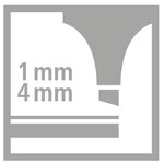 Surligneur de poche SWING COOL Pointe Biseautée 1 - 4 mm Vert STABILO