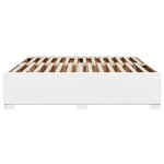 vidaXL Cadre de lit sans matelas blanc 180x200 cm similicuir