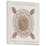vidaXL Décor artistique 2 pc 40 x 40 x 1 5 cm Bois d’ingénierie