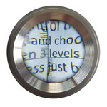 Détecteur UV - loupe LED de poche rechargeable  grossissement 10x.