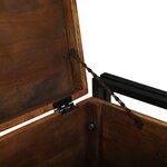 vidaXL Coffre de Rangement Multicolore 80x50x50 cm en Bois Récupéré