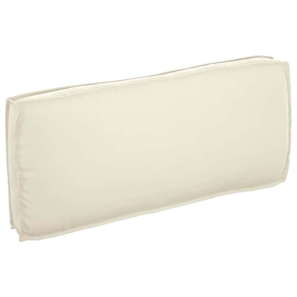 vidaXL Coussin de palette pour sièges/dossiers crème 120 x 50 x 12 cm  en tissu Oxford