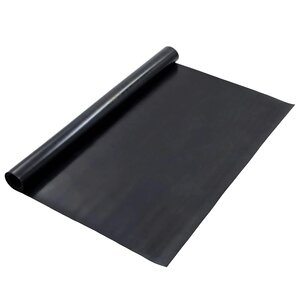 vidaXL Tapis de sol Noir 1 2 x 2 m Caoutchouc