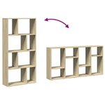 vidaXL Bibliothèque chêne sonoma 60x20x120 cm bois d'ingénierie