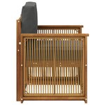 vidaXL Sofa de milieu extérieur Naturel