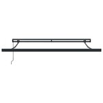vidaXL Auvent Rétractable Manuel Gris Clair 350x250 cm
