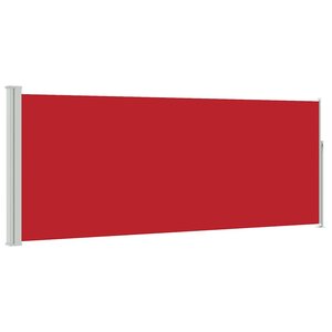 vidaXL Auvent latéral rétractable 120 x 300 cm Rouge