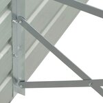 vidaXL Lit surélevé de jardin Acier galvanisé 480x80x77 cm Anthracite