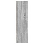 vidaXL Buffet haut sonoma gris 29 5x34x119 5 cm bois d'ingénierie