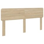 vidaXL Tête de lit Chêne Sonoma 200 cm Bois d'ingénierie