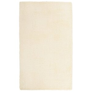 vidaXL Tapis Shaggy à poils longs NAVARRA crème 60x100 cm polyester
