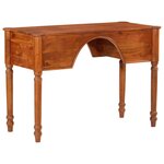 vidaXL Bureau avec tiroirs 110x50x76 cm bois d'acacia solide