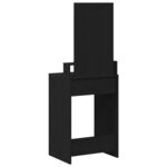 vidaXL Coiffeuse Chêne noir 50 x 41 x 140 cm Bois d'ingénierie