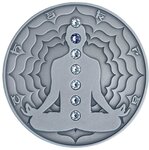 Monnaie AJNA Chakra 2 Oz Argent 2000 Francs Cameroon 2021