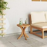 vidaXL Table d'appoint Marron 40 x 40 x 41 cm Bois de teck massif