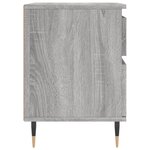 vidaXL Table de chevet sonoma gris 40x35x50 cm bois d’ingénierie