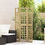 vidaXL Écran d'intimité extérieur Marron 120 x 180 cm Pin imprégné