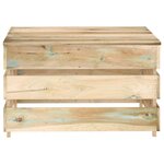 vidaXL Tables palette de jardin 2 Pièces Bois de pin imprégné