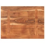 vidaXL Dessus de table 80x60x2 5 cm rectangulaire bois massif d'acacia