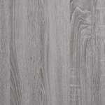 vidaXL Bibliothèque/Séparateur de pièce Sonoma gris 80x24x63 cm