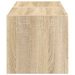 vidaXL Meuble TV mural Montage mural 2 Pièces Sonoma 60 x 31 x 29.5 cm