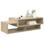 vidaXL Table basse Chêne Sonoma 105 x 50 x 32 5 cm Bois d'ingénierie