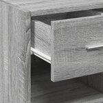 vidaXL Buffet sonoma gris 30x42 5x93 cm bois d'ingénierie