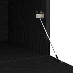 Meubles TV vidaXL 3 Pièces avec lumières LED Chêne noir Bois d'ingénierie