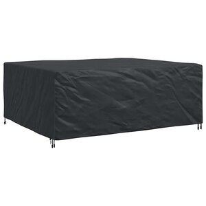 vidaXL Housse pour mobilier d'extérieur Noir 250 x 210 x 90 cm 420D