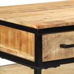 vidaXL Bureau 100x50x75 cm en bois massif de mangue