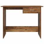 vidaXL Bureau Vieux bois 100 x 50 x 76 cm Bois d'ingénierie