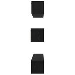 vidaXL Ensemble meuble TV 7 Pièces Chêne noir 80 x 30 x 30 cm