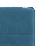 vidaXL Chaises à manger lot de 4 Bleu Velours