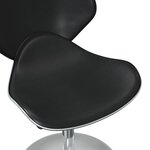 vidaXL Chaises à manger lot de 6 noir similicuir