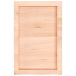 vidaXL Étagère murale 40x60x(2-6) cm bois de chêne massif non traité