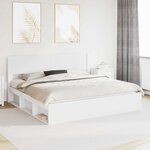 vidaXL Tête de lit Blanc PB