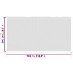 vidaXL Filet Anti-insectes Blanc 3 x 5 m HDPE