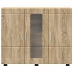 vidaXL Buffet Chêne sonoma 55 5 x 29 x 100 cm Bois d'ingénierie
