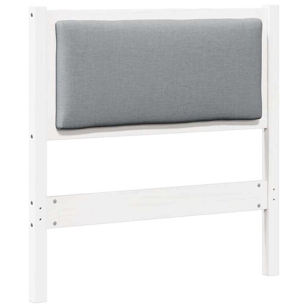 vidaXL Tête de lit Autre Blanc 80 cm Bois massif en pin