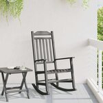 vidaXL Chaise à bascule Noir 84 x 65 x 114 cm Résine