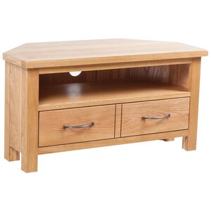 vidaXL Meuble TV avec tiroir 88 x 42 x 46 cm Bois de chêne solide