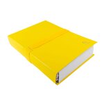 Chemise Dos Extensible Balacron Et Sangle Scratch. - Jaune - X 10 - Exacompta