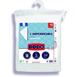 Protège matelas imperméable - 90 x 190 cm - Coton/Polyester
