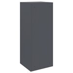 vidaXL Boîte de dépôt de colis Anthracite 41 x 38 x 103 cm Acier