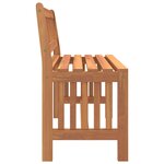 vidaXL Banc de jardin 110 cm bois massif d'eucalyptus