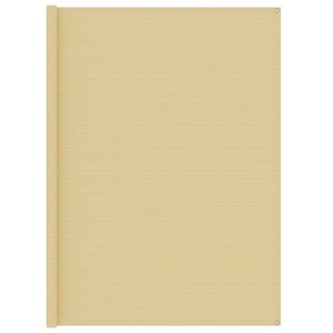 vidaXL Tapis de tente beige 250x250 cm PEHD