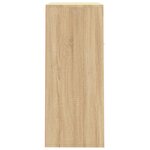 vidaXL Armoire à chaussures Chêne sonoma 60x35x84 cm Bois d'ingénierie
