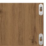 vidaXL Étagère murale à CD chêne artisanal 75x18x18 cm bois ingénierie