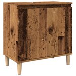 vidaXL Armoire d'évier vieux bois 58x33x60 cm bois d'ingénierie